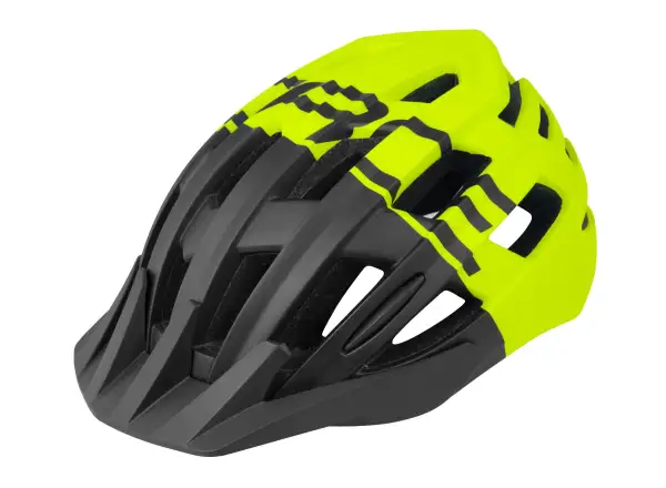 Force Corella MTB Helm, schwarz/neongelb