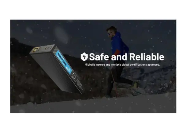 Nitecore leistungsstarke Powerbank für Frost SUMMIT 20000, USB-C, bis 3A Ausgang, 20000 mAh