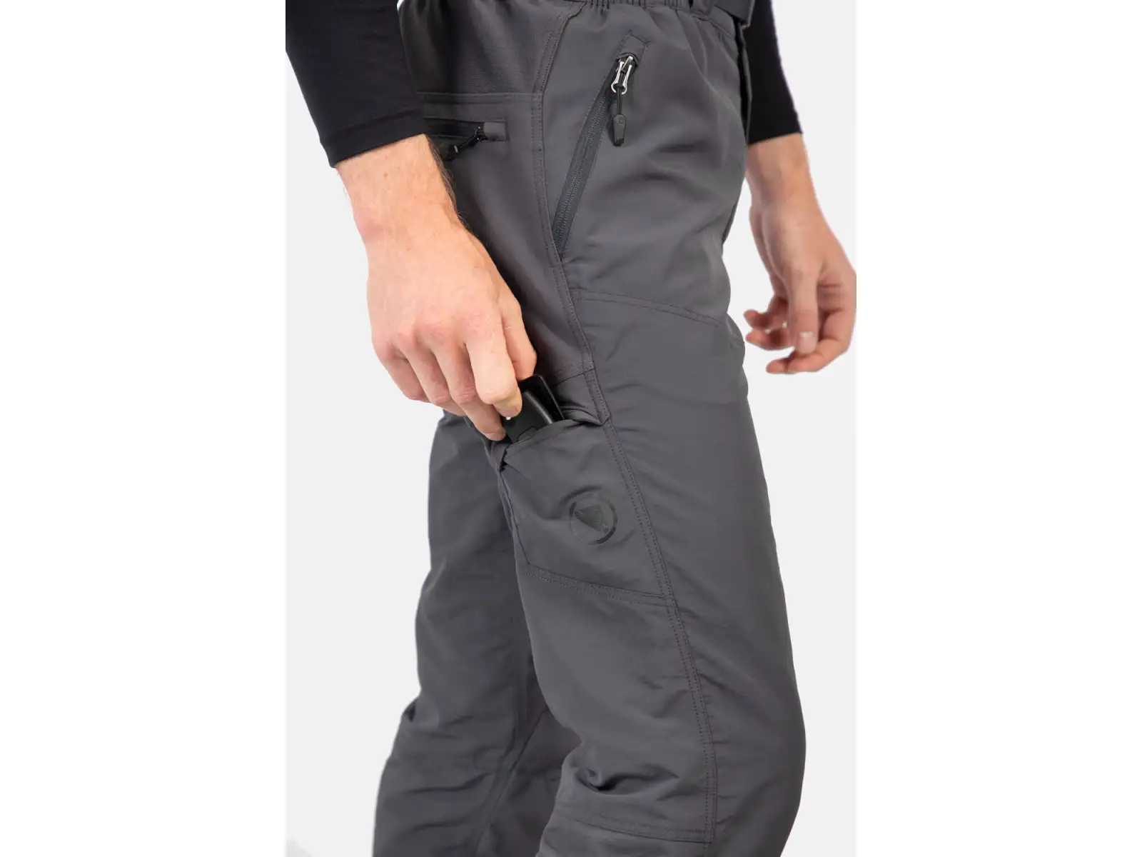 Endura Hummvee Zip-off Herrenhose schwarz
