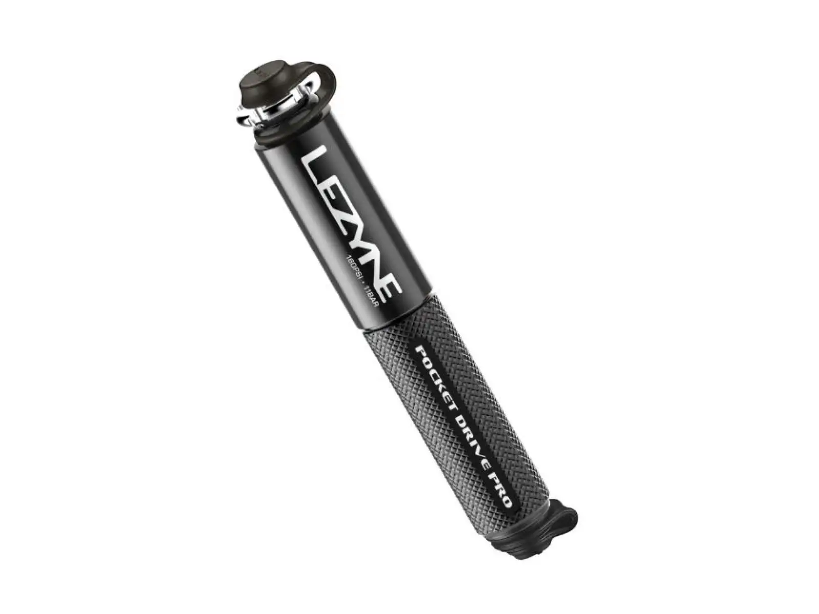 Lezyne Pocket Drive Pro Mini Pumpe matt schwarz