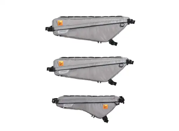 Woho X-Touring Rahmentasche 4,7 l Honeycomb Iron grau Größe L.