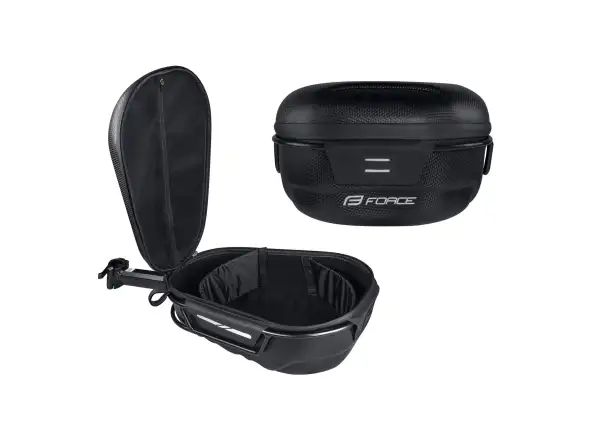 Force Crust XL Satteltasche mit Halterung schwarz