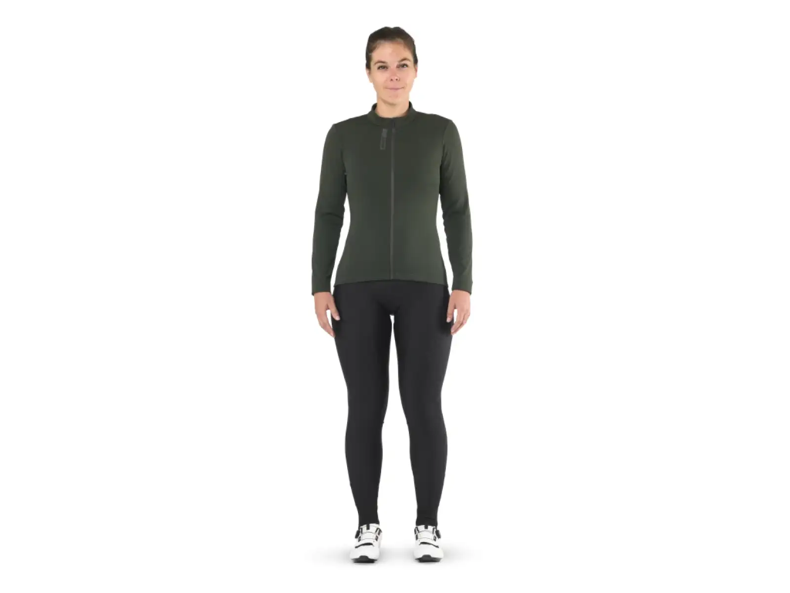 Mavic Aksium Thermo Damen-Trikot Langarm Christmas Green