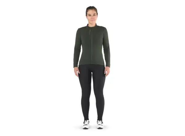 Mavic Aksium Thermo Damen-Trikot Langarm Christmas Green