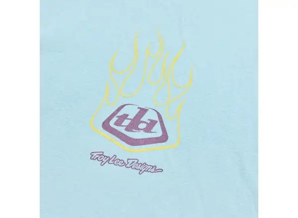 Troy Lee Designs Flame 2 Herren-Trikot langarm Dawn blue