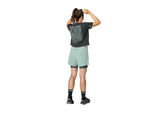 Dynafit Trail 2v1 Damen Laufshorts Jadelite