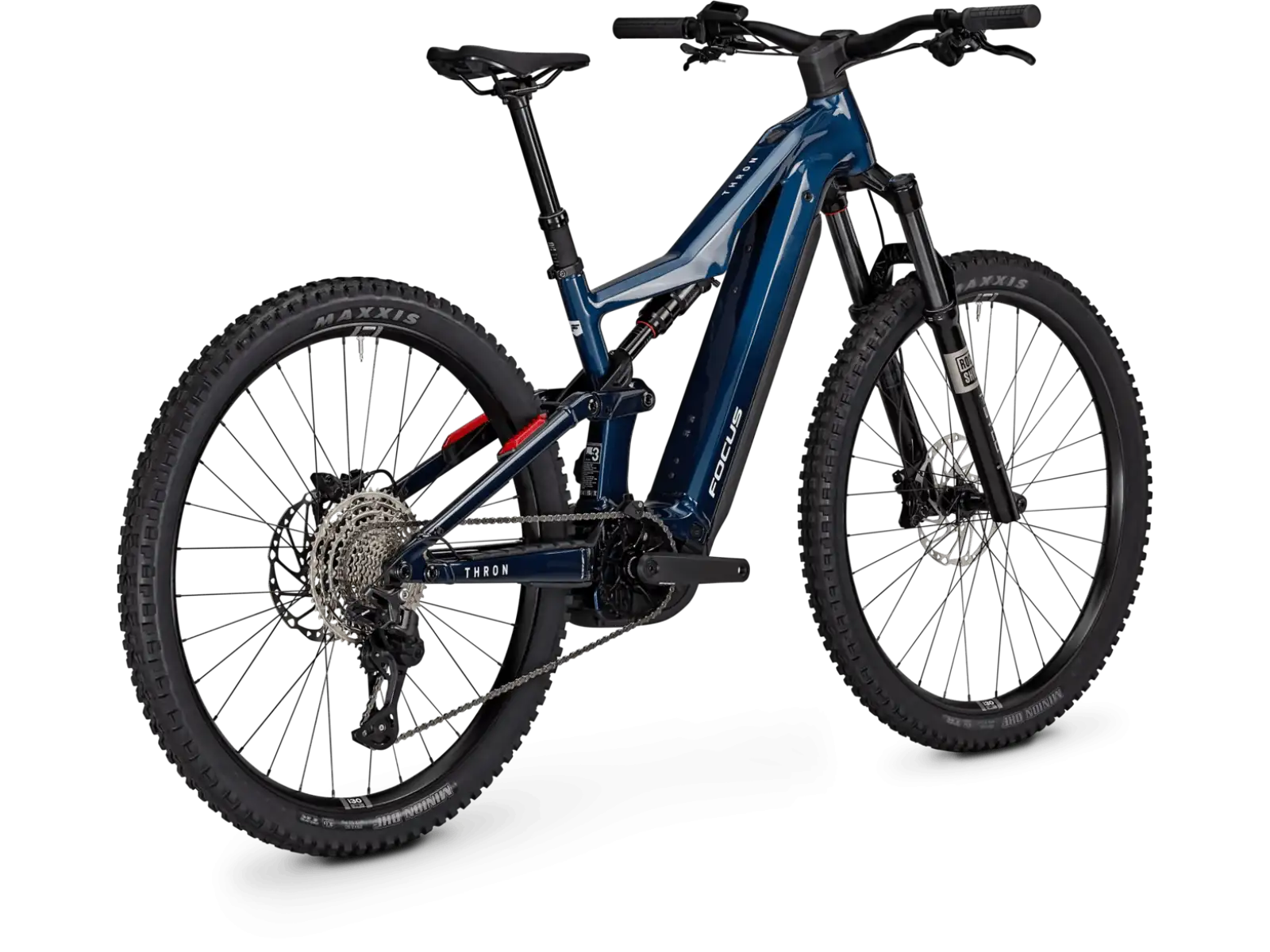 Focus THRON 8 800Wh vollgefedertes E-Bike Azurblue / Sydneyblue