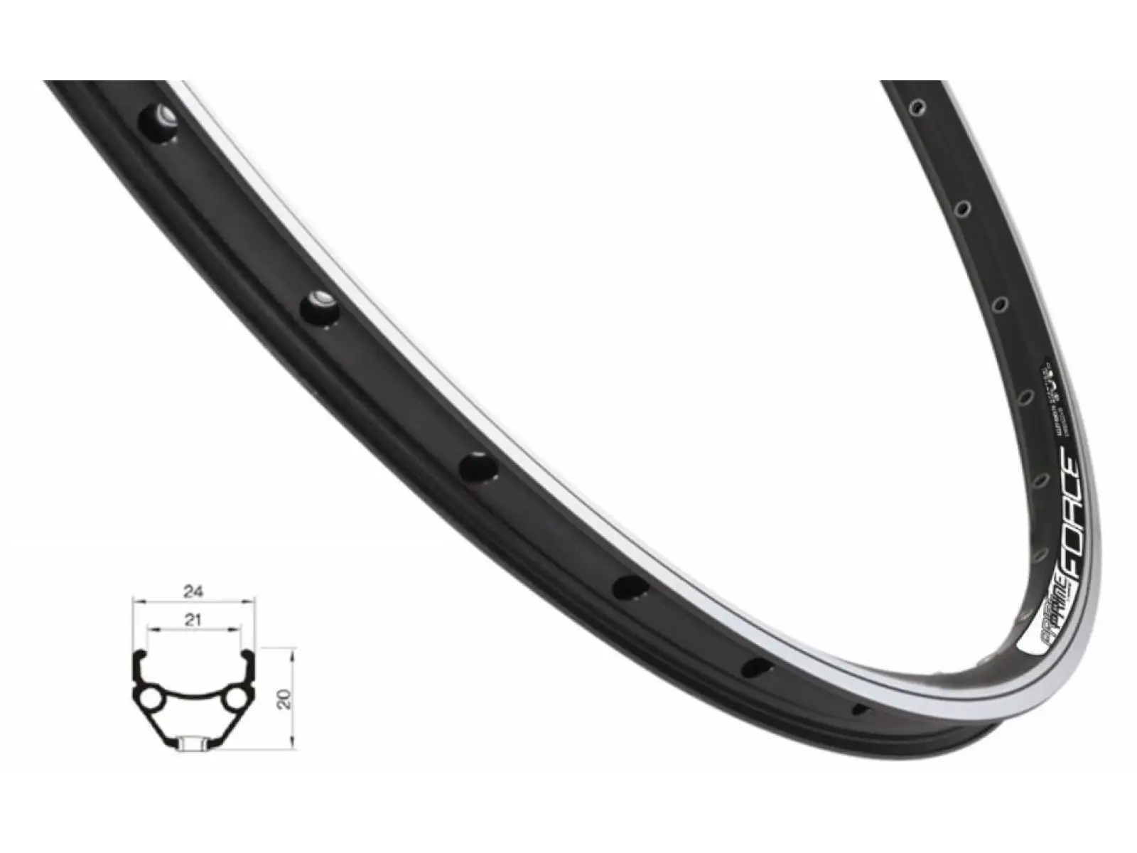 Force Prime Felge MTB 29"/Trekking V-Brake 32 Löcher
