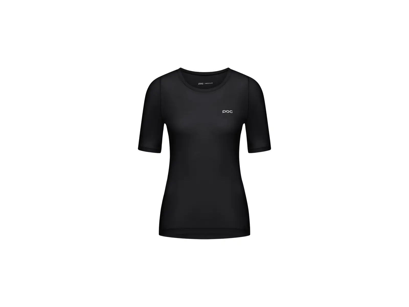 POC Layer Mid Damen Funktionsunterhemd Kurzarm Uranium Black
