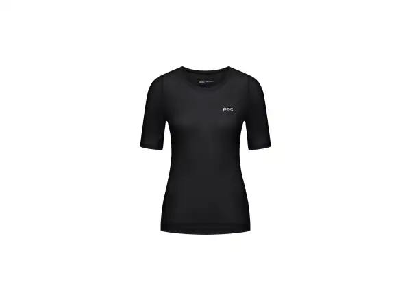 POC Layer Mid Damen Funktionsunterhemd Kurzarm Uranium Black