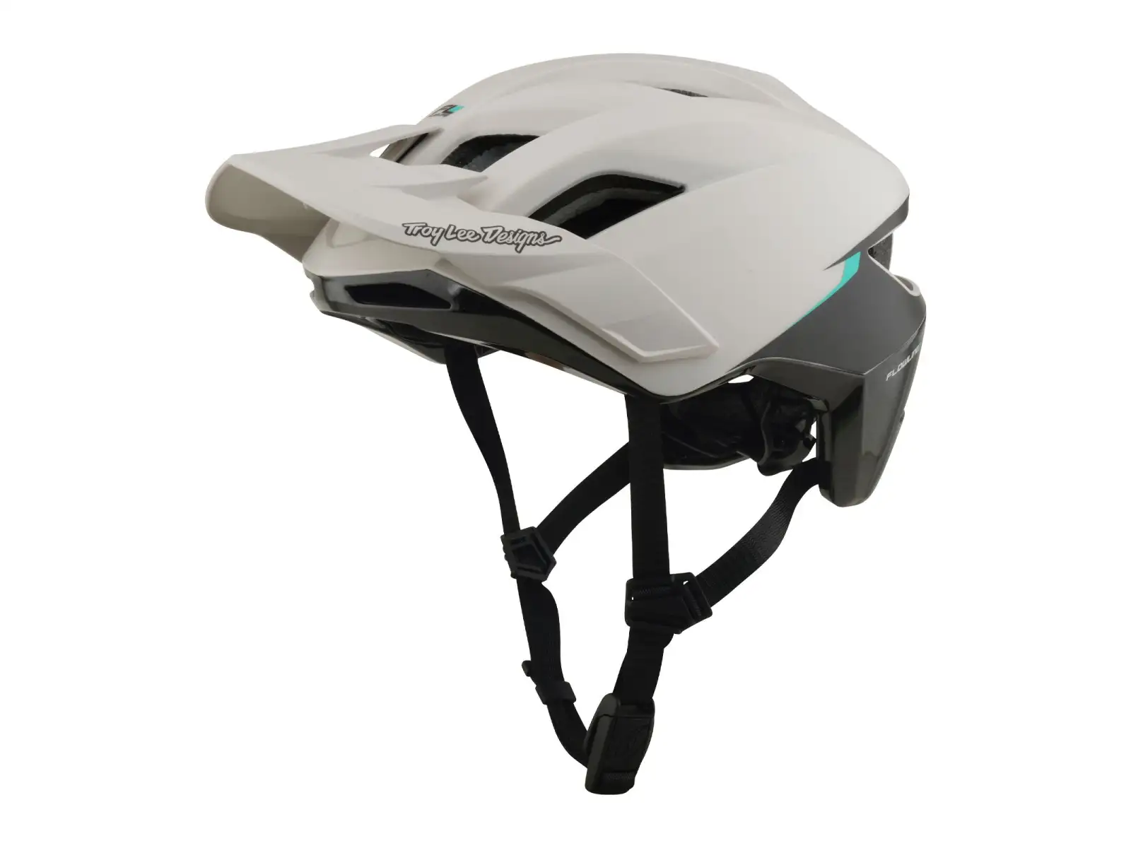Troy Lee Designs Flowline SE MIPS Helm Stacks Pumice/Real Teal