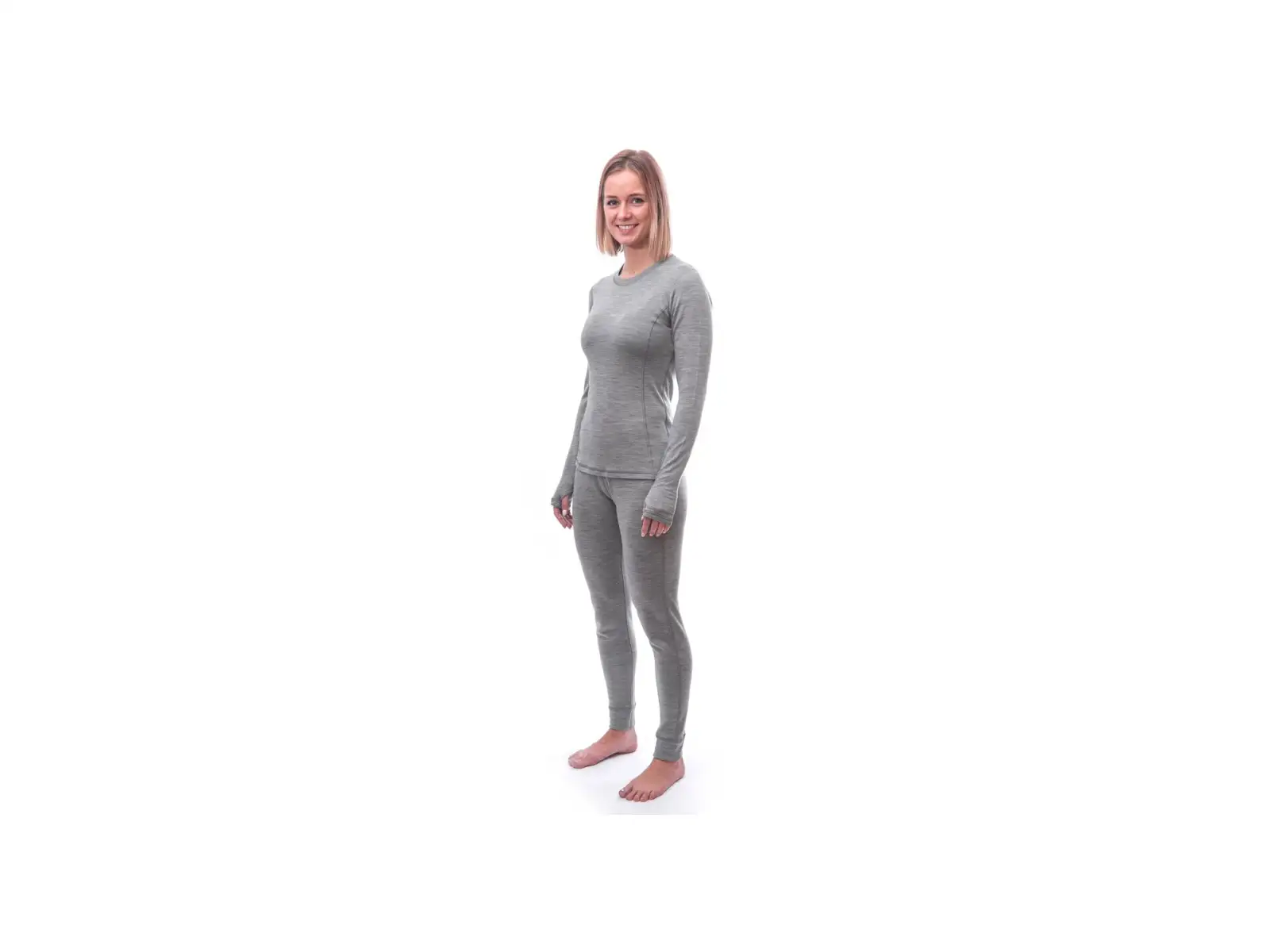 Sensor Merino Bold Damenhose Cool Gray