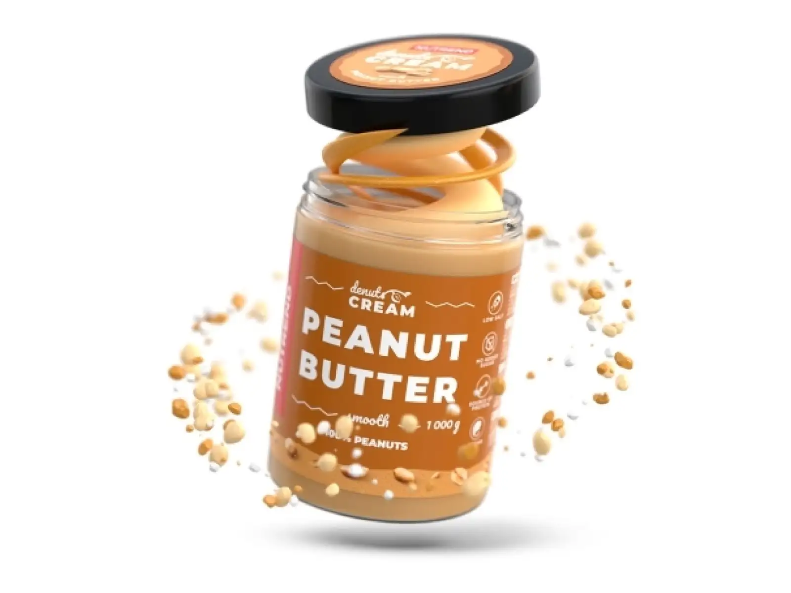 Nutrend Denuts-Creme Erdnussbutter 1000 g