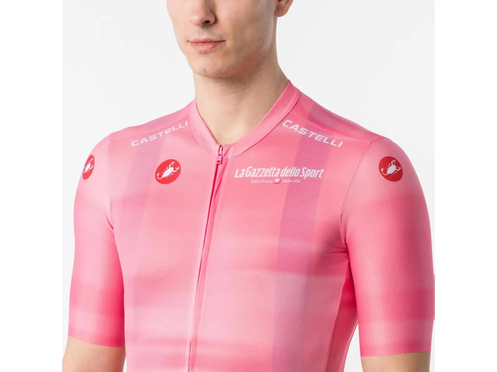 Castelli Giro109 Competizione 4 Herrentrikot Kurzarm Rosa Giro