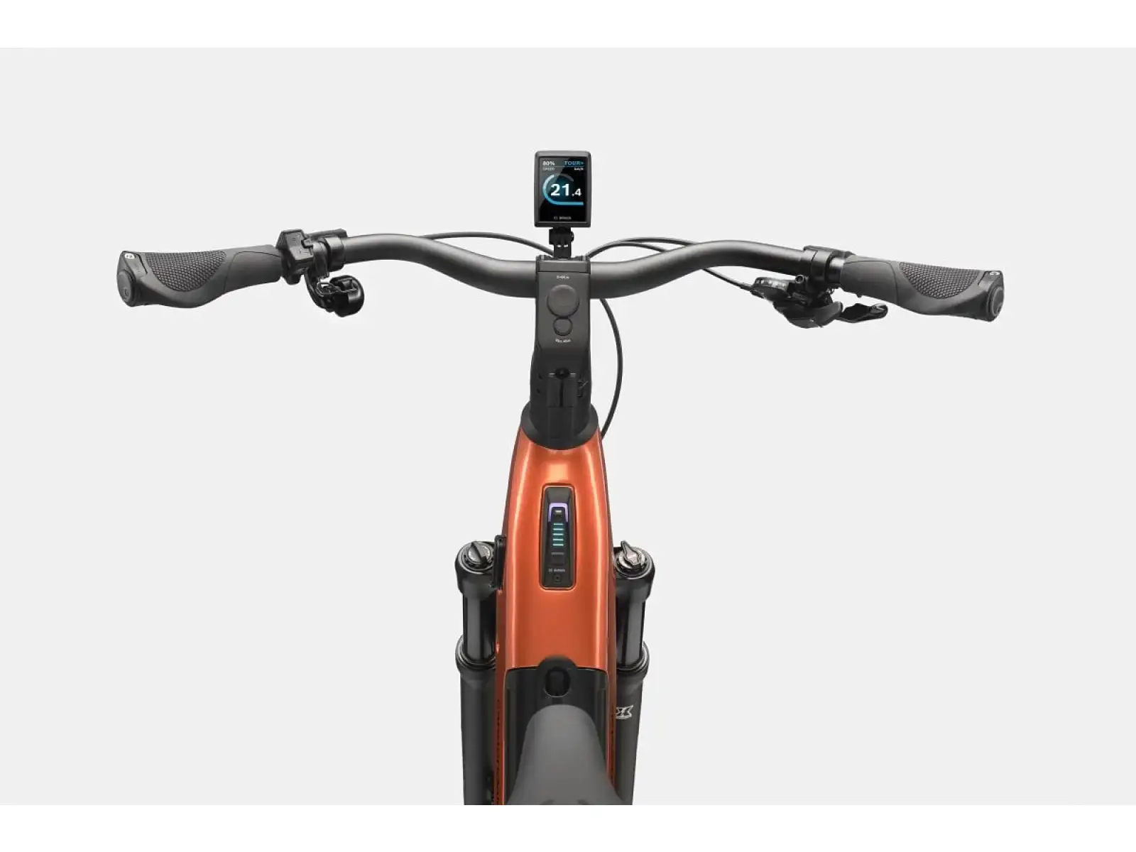 Cannondale Tesoro X 1 LSTH Orange Slice Trekking E-Bike mit tiefem Einstieg