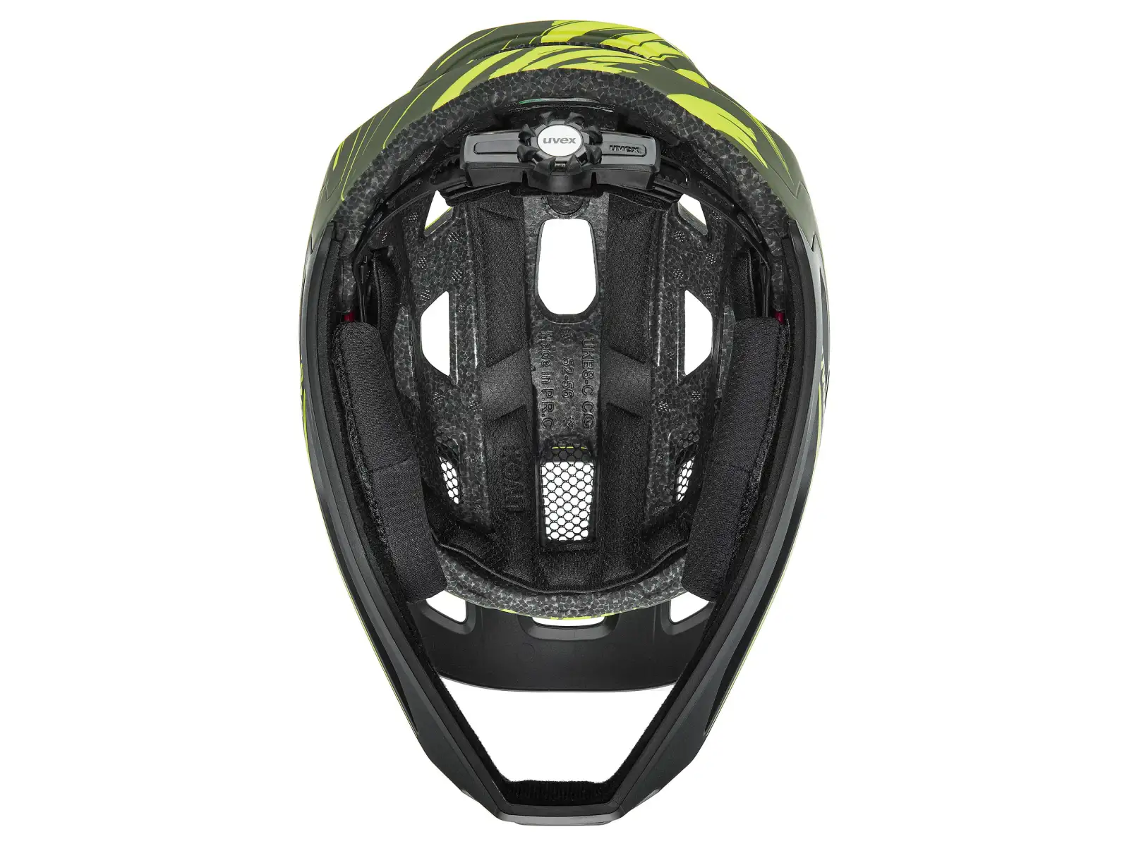 Uvex React JR Fullface MTB Helm Dark olive matt