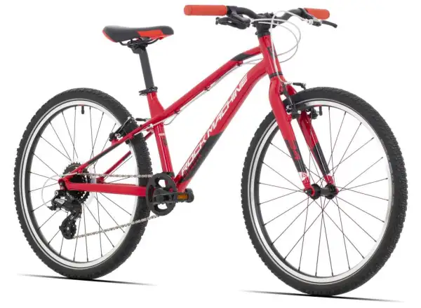 Rock Machine Thunder 24 Kinderfahrrad Gloss Rot/Weiß/Schwarz