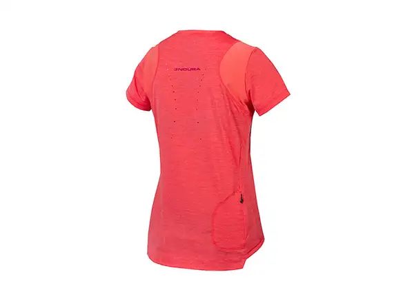Endura SingleTrack Damen Kurzarmshirt punch pink