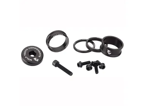 Wolf Tooth eloxierter Farbkit Schwarz