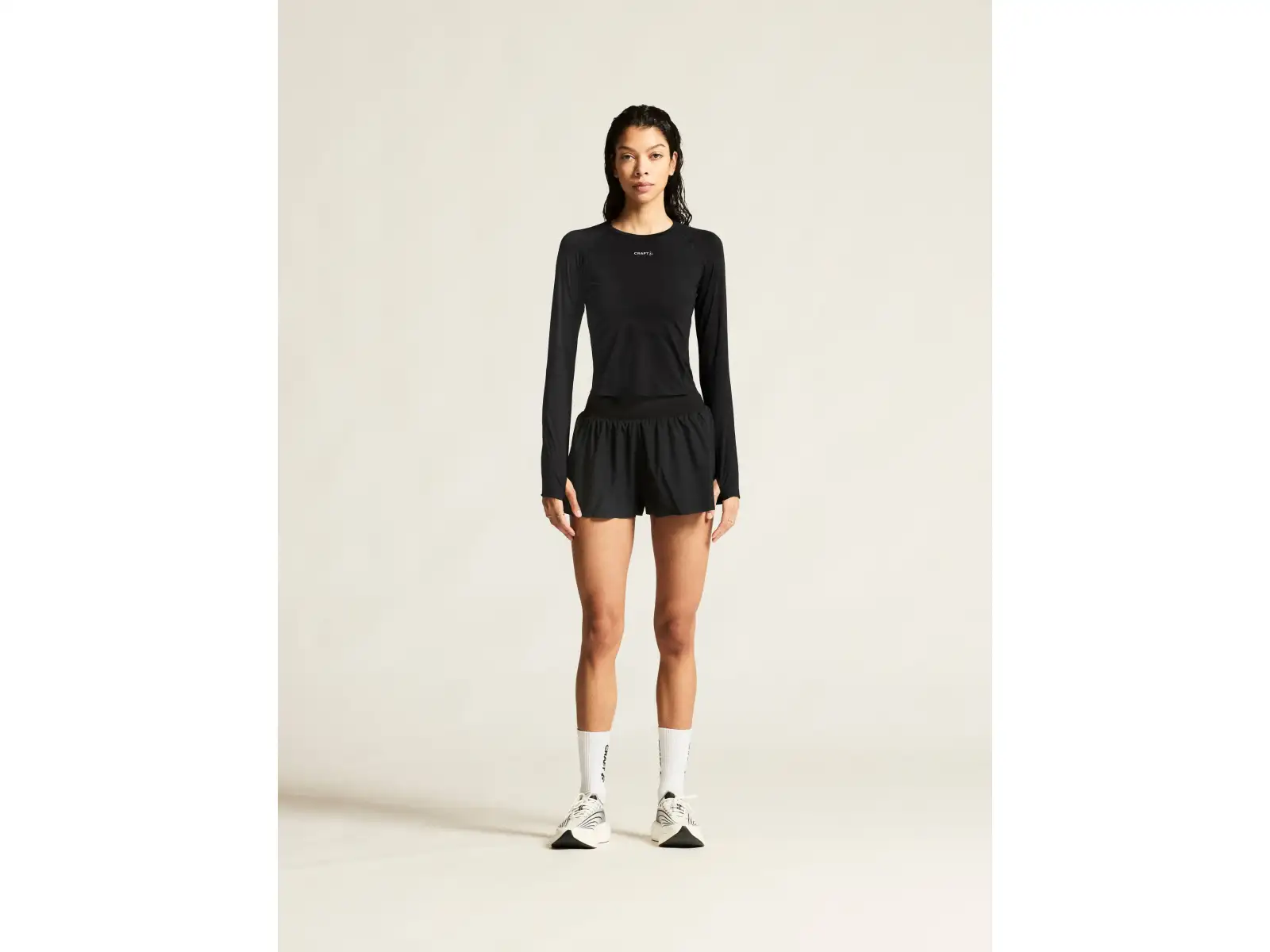 Craft Hypervent Tight Damen Langarmshirt schwarz