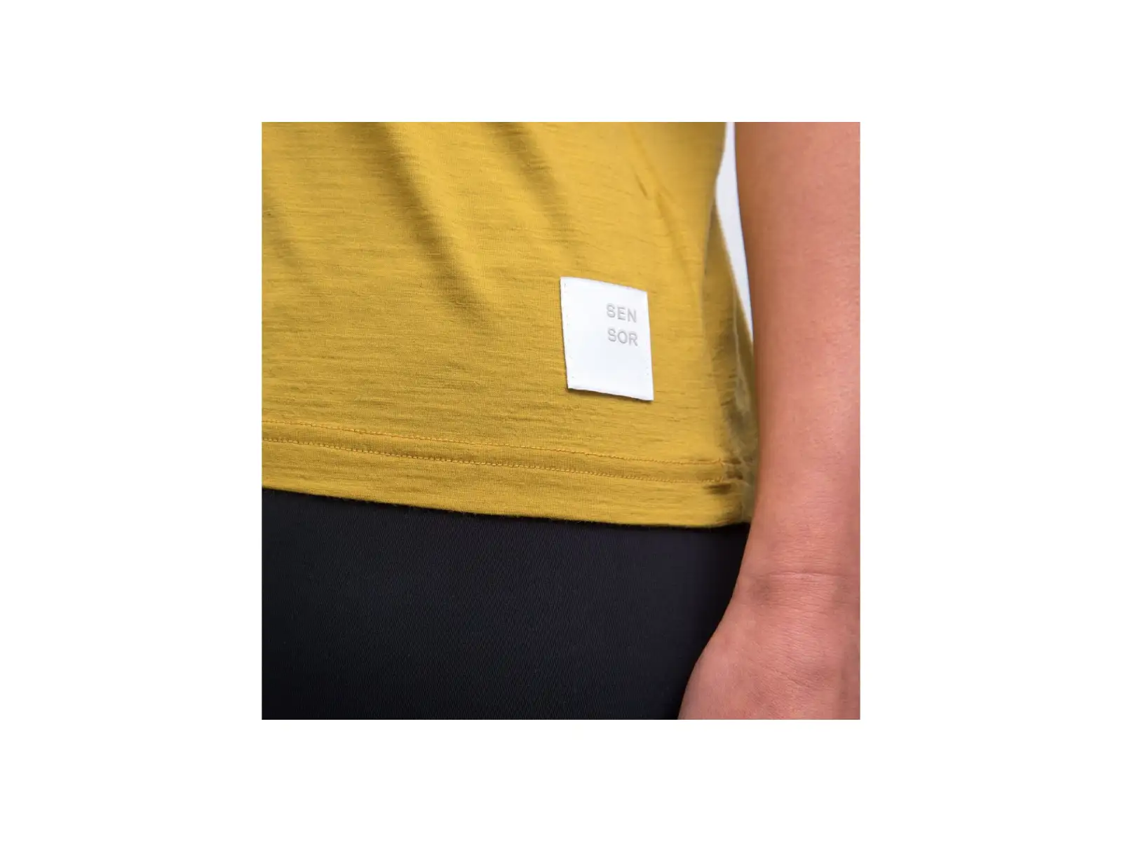 Sensor Merino Air Traveller Damen T-Shirt Kurzarm Mustard