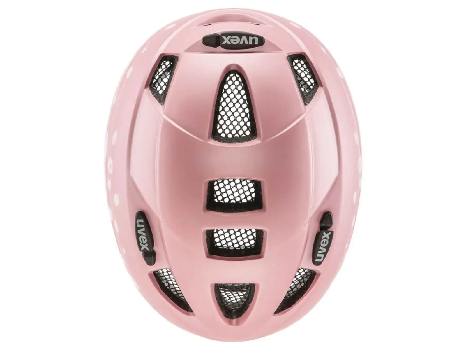 Uvex Kid 2 CC Helm Pink Polka Dots