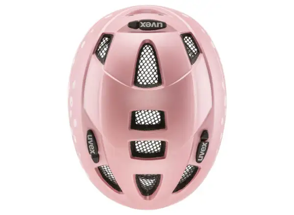 Uvex Kid 2 CC Helm Pink Polka Dots