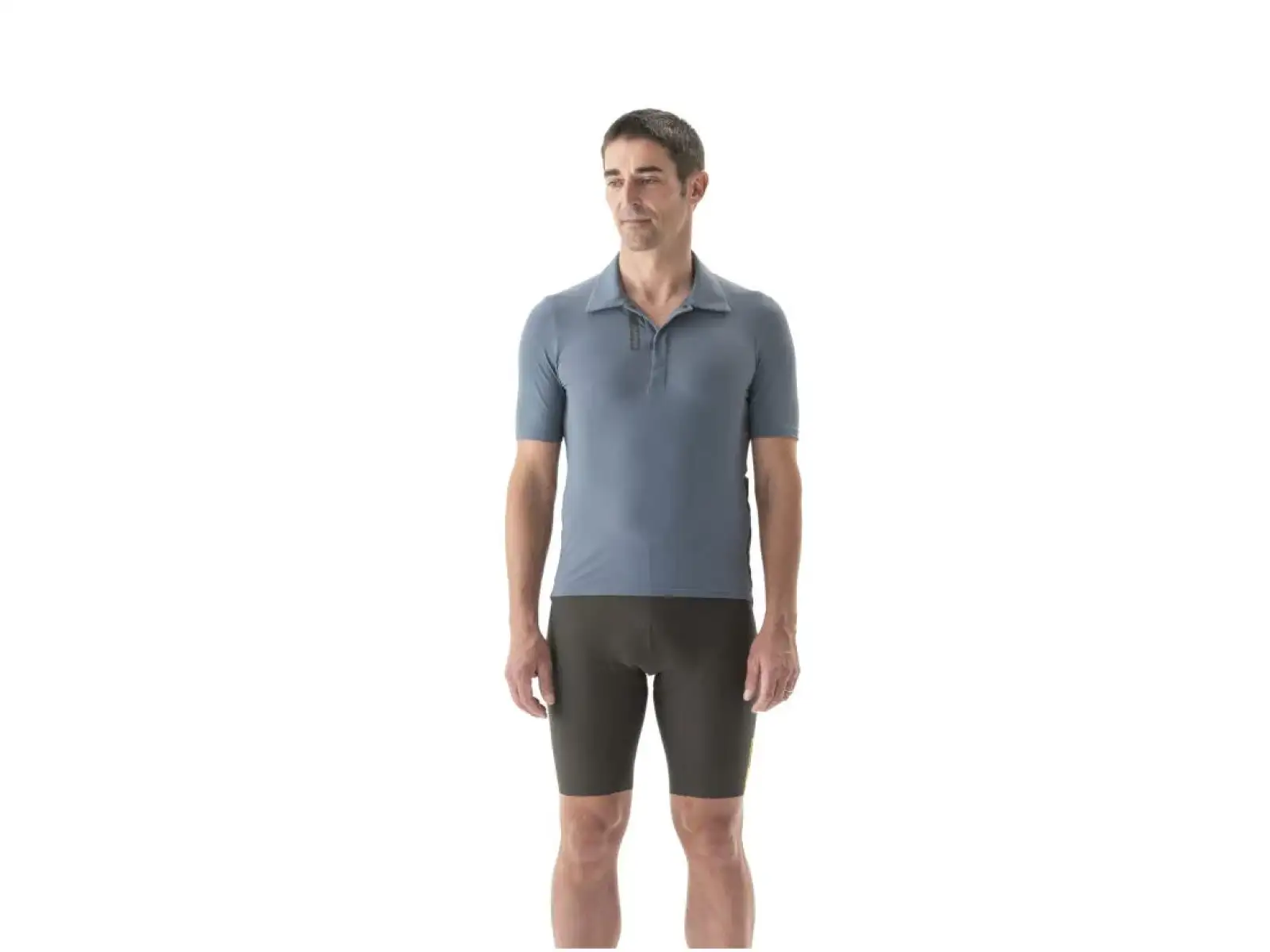 Mavic Allroad Polo Herren-Trikot Kurzarm Orion Blue MUSTER