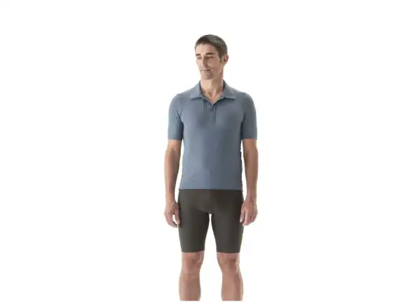 Mavic Allroad Polo Herren-Trikot Kurzarm Orion Blue MUSTER