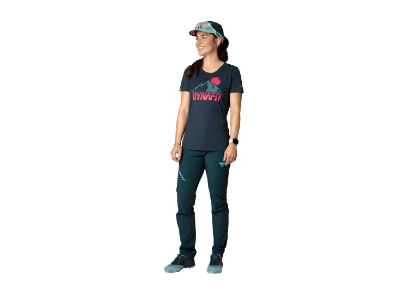 Dynafit Transalper Graphic Damen T-Shirt kurzarm Salbei