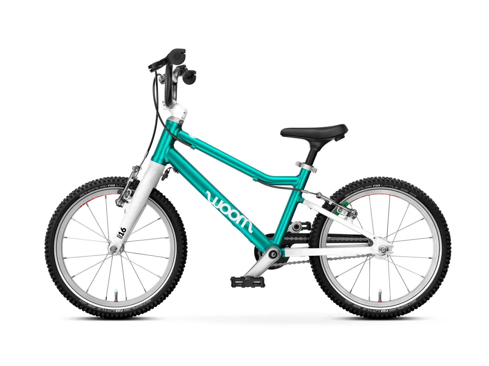 Woom GO 3 Automagic Kinderfahrrad 16" Metallic Turquoise