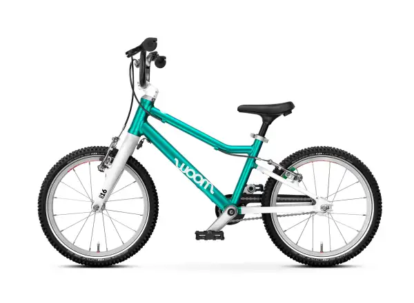 Woom GO 3 Automagic Kinderfahrrad 16" Metallic Turquoise