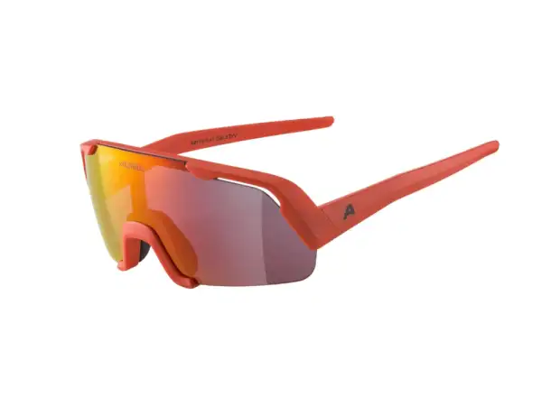 Alpina Rocket Jugend Kinderbrille Orange Matt / Mirror Yellow