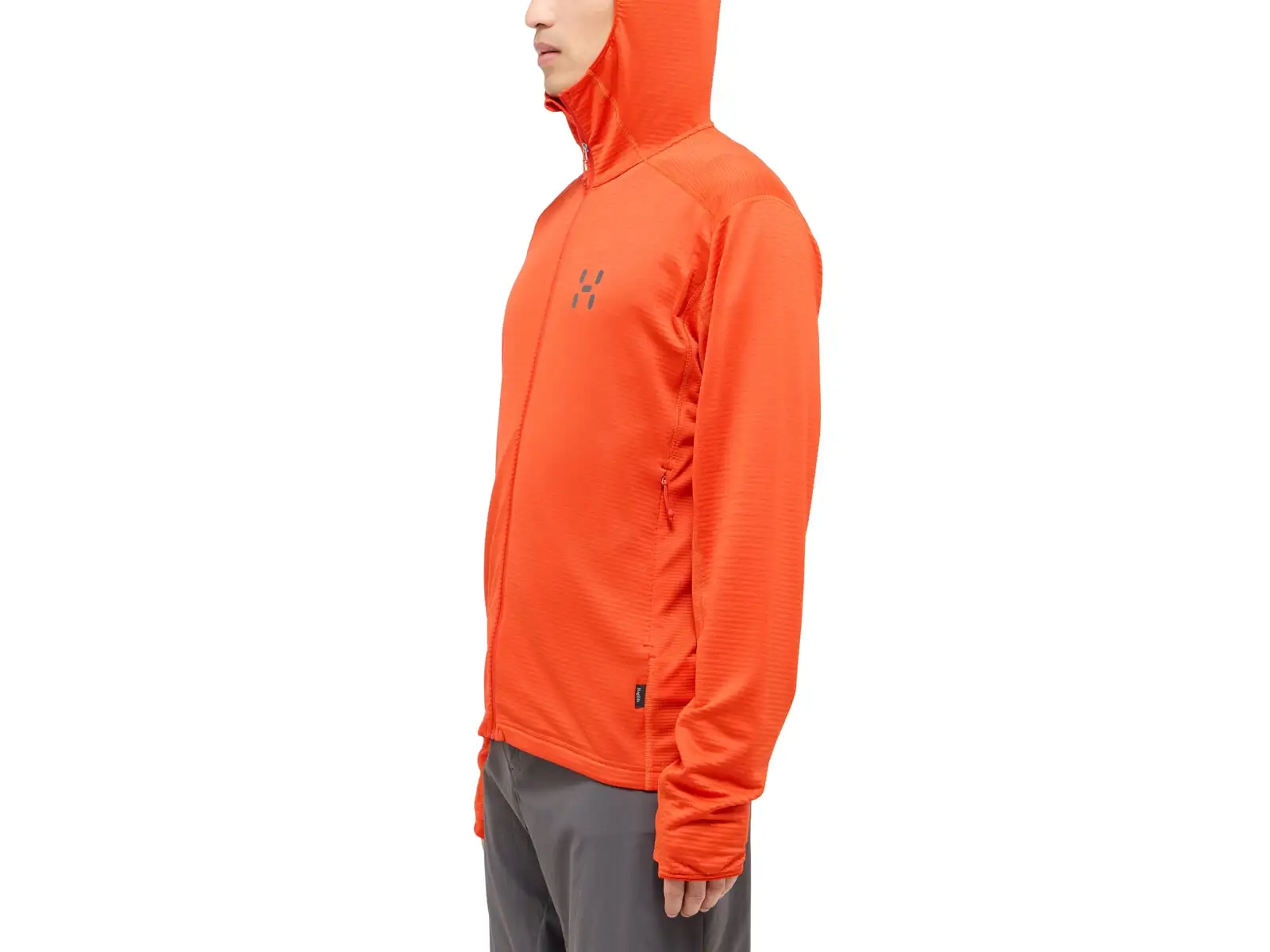 Haglöfs L.I.M Mid Multi Hood Herren Kapuzenpullover rot