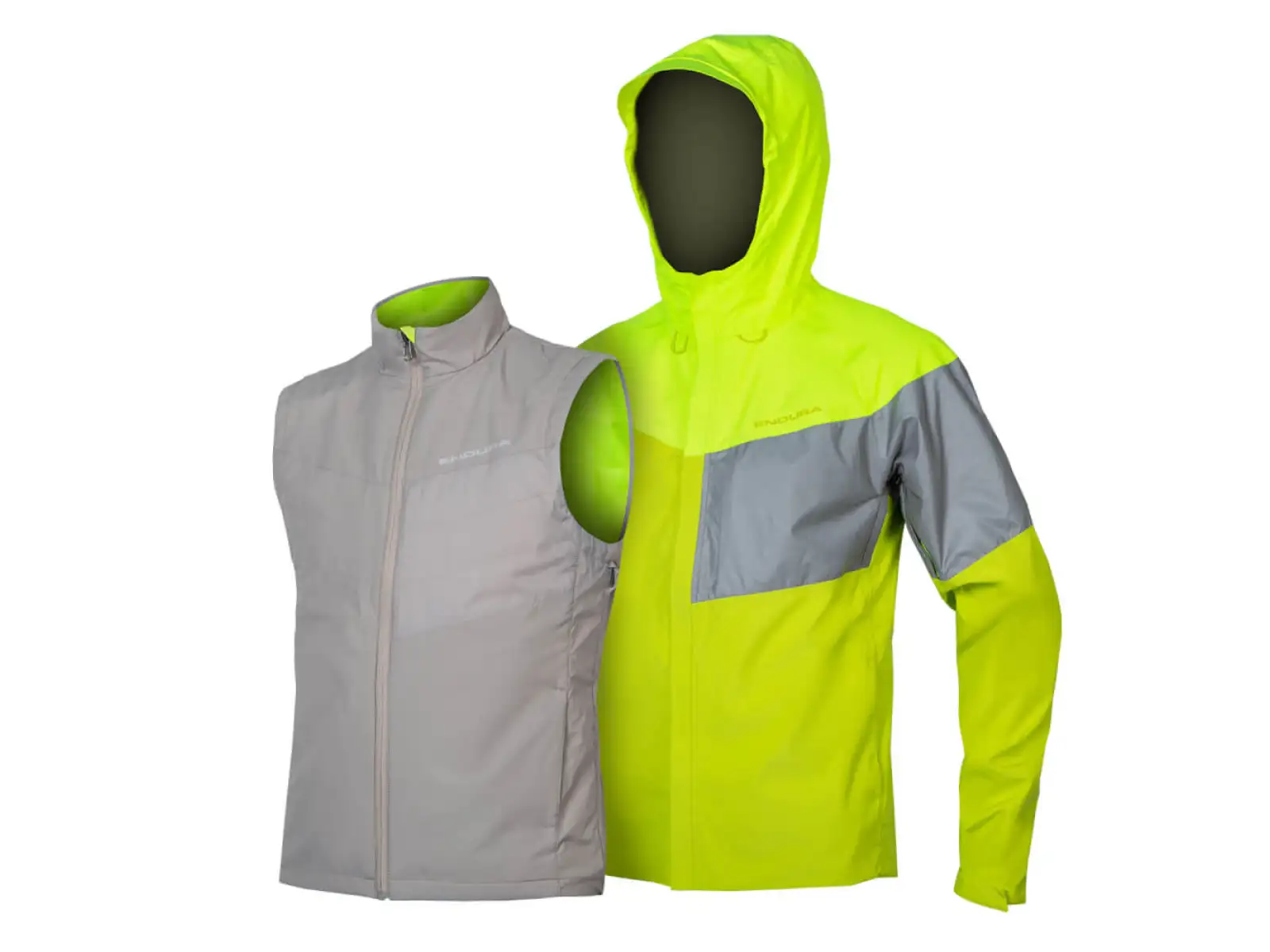 Endura Urban Luminite II 3-in-1 Herrenjacke Hi-Viz Gelb