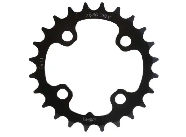 Sram V1 Steel 64 BCD Kettenblatt 24 Zähne Schwarz