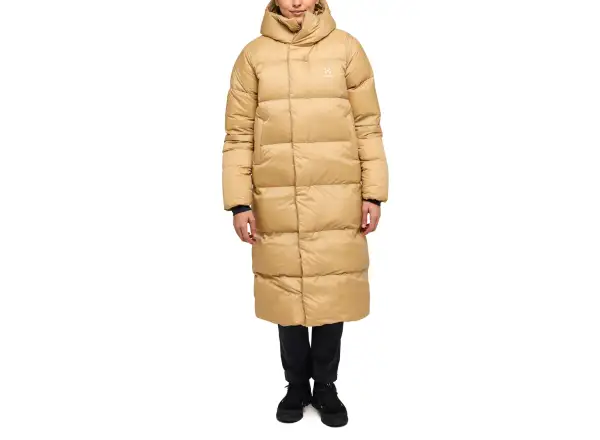 Haglöfs Long Down Damen Daunenmantel beige