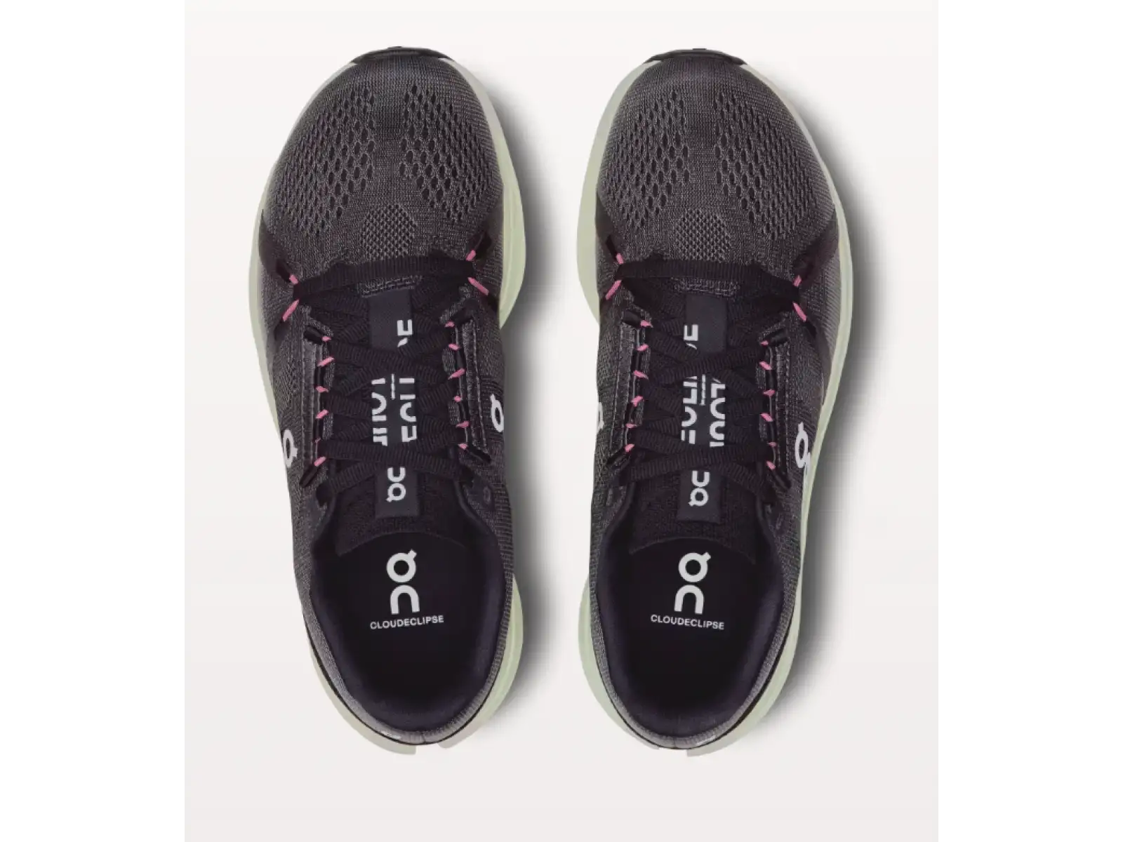 ON Cloudeclipse Damen Laufschuhe Rock/Lima