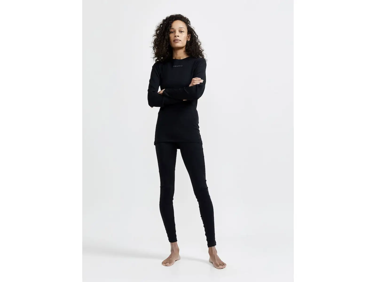 Craft Pro Wool Extreme X Damen Langarmshirt schwarz
