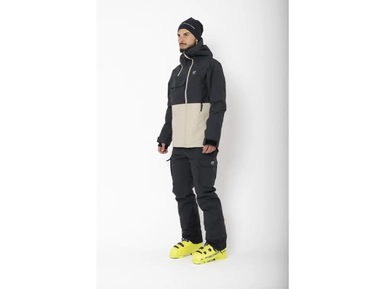 2117 of Sweden Krasse Herren Skijacke schwarz