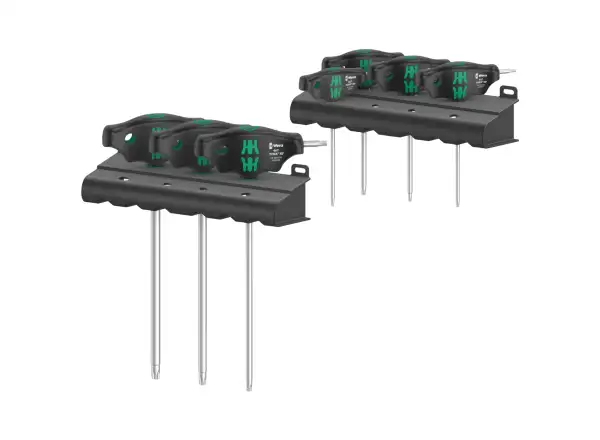 Wera 467/7 TORX HF Set 1 T-Griff-Schraubendreher Set 7 Stk