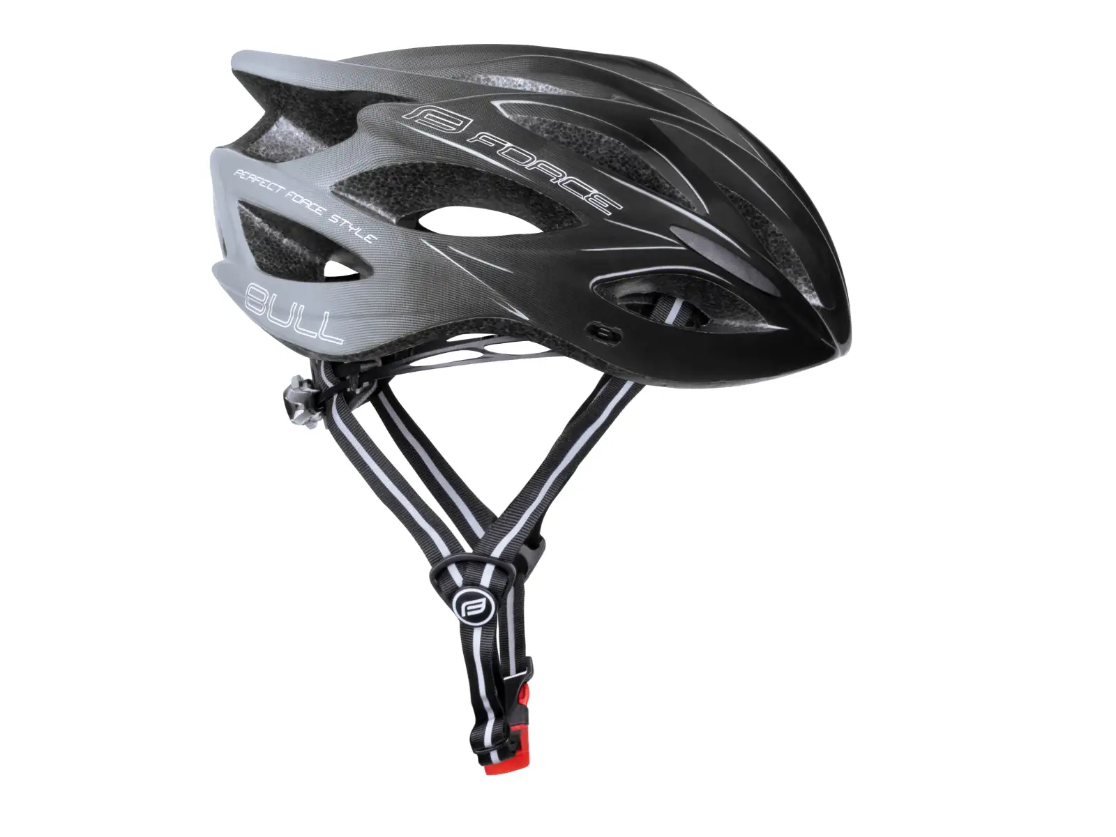 Force Bull Hue Helm schwarz/grau