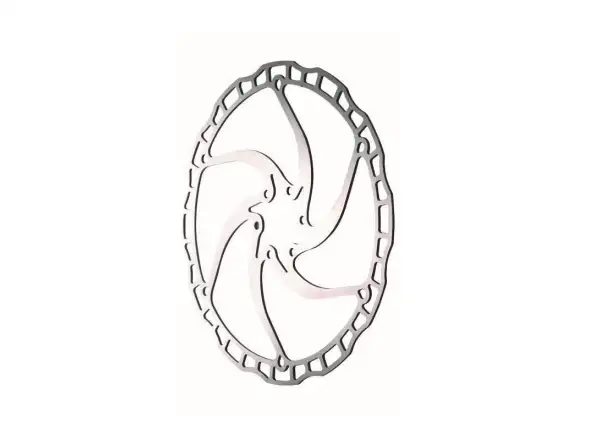 Quaxar Lynx Bremsscheibe 140 mm silber