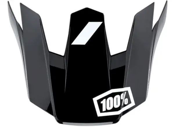 100% Trajecta mit Fidlock Helm Schwarz/Weiß