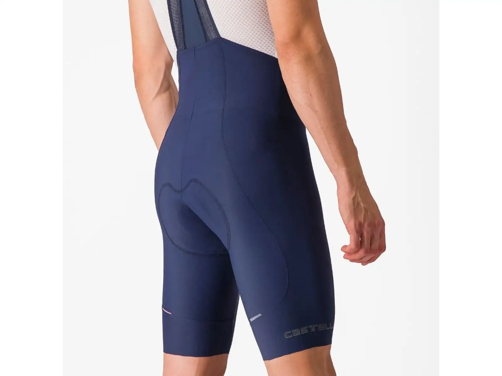 Castelli Espresso 3 Herren-Shorts mit Einsatz und Träger Belgian Blue