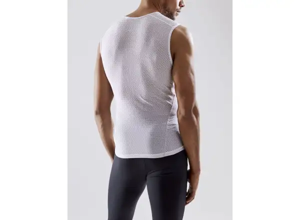 Craft Mesh Superlight Herren Funktionsshirt ohne Ärmel weiß