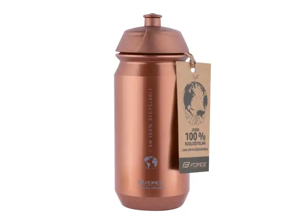 Force Bio Earth Fahrradflasche 500 ml Bronze/Grau