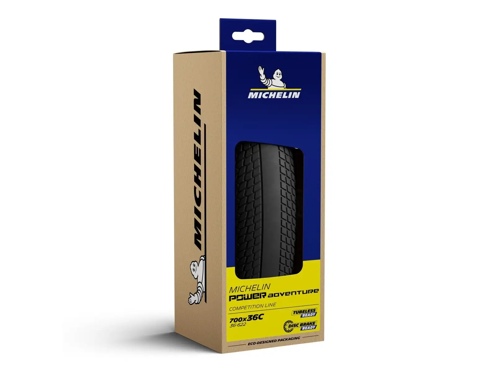 Michelin Power Adventure TS TLR Competition Line 700x42C Schotterreife Kevlar Schwarz