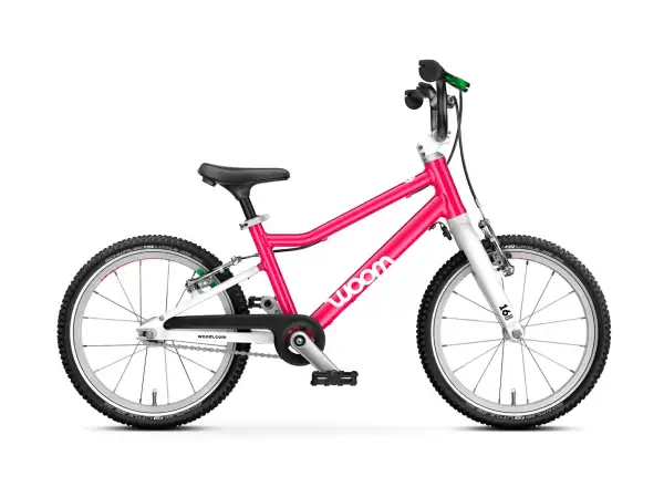 Woom GO 3 Automagic Hot Pink 16 Kinderfahrrad