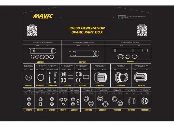 Mavic Kit ID360 Generation Ersatzteilkasten (V00084331) Koffer